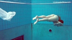Dreamy Sexy Russian Chick Pool Swim Session Naked Thumb